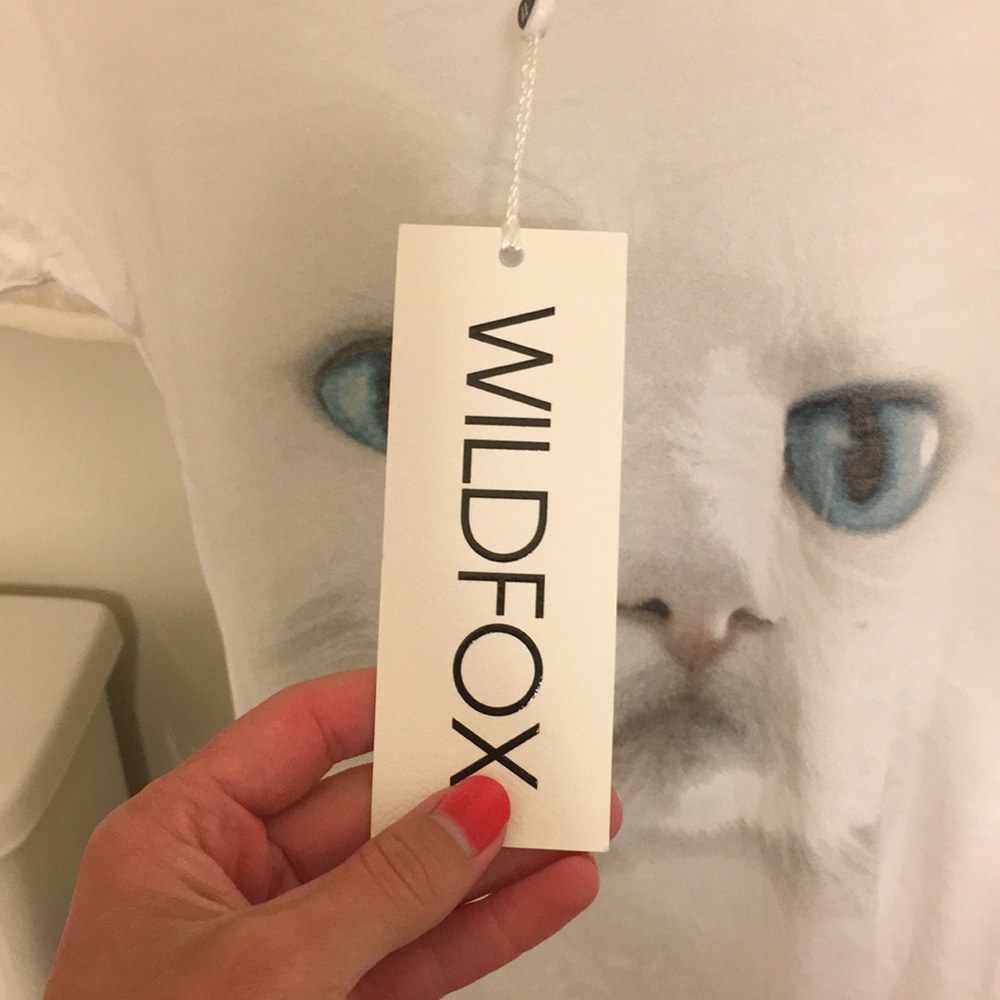 Wildfox Cat Dress XS NWT - Picture 2 of 5